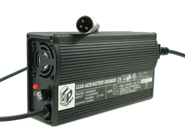 24 Volt 4.0 Amp XLR HP8204B Battery Charger (High Power)