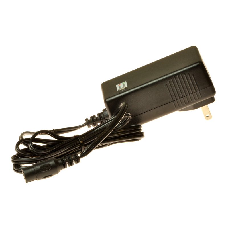 24 Volt 600 mA (0.6 Amp) 3-Prong Battery Charger (Qili Power)