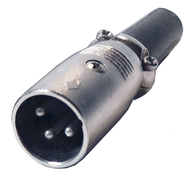 XLR Charger Connector - Male, 3 Pins