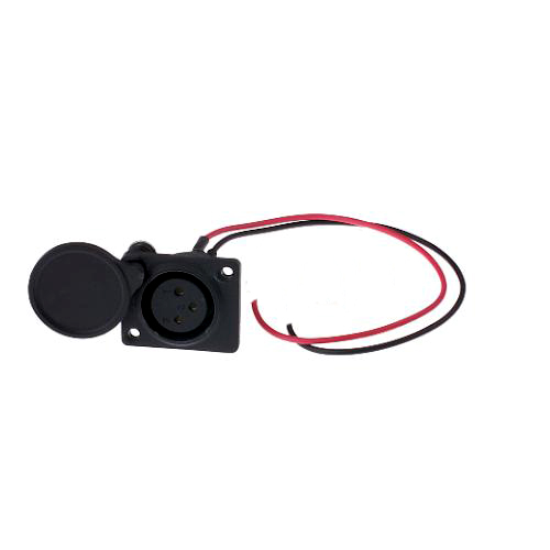 XLR Off-Board Battery Charging Port with Cover & Wires