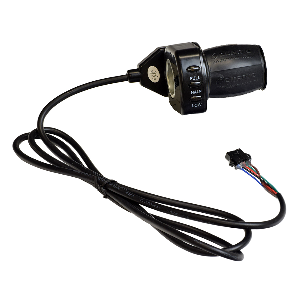 Currie 24 Volt 5-Pin Electric Bike Throttle (Schwinn, GT, IZIP, & Mongoose Bikes)