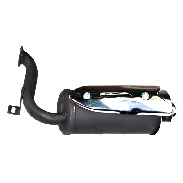 Chrome Exhaust Pipe for 33cc, 36cc, 43cc, 49cc & 52cc Engines 