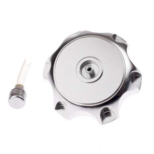 Polished Aluminum Fuel Tank Cap (Gas Cap) for 150cc-250cc ATVs & Dirt Bikes