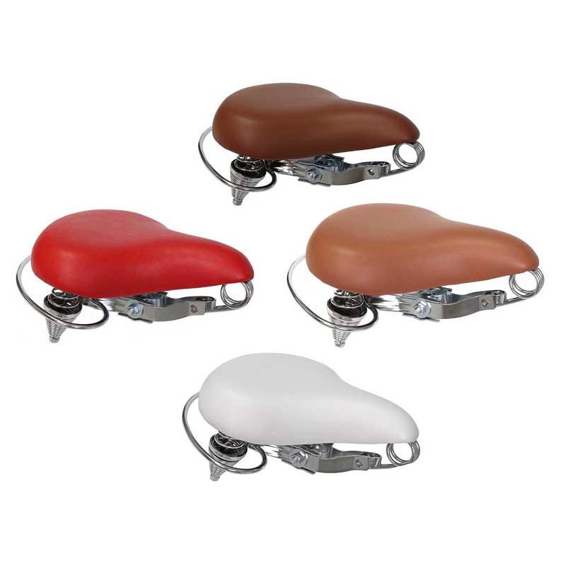 Classic Saddle Seat for Bikes & Scooters (Multiple Color Options)