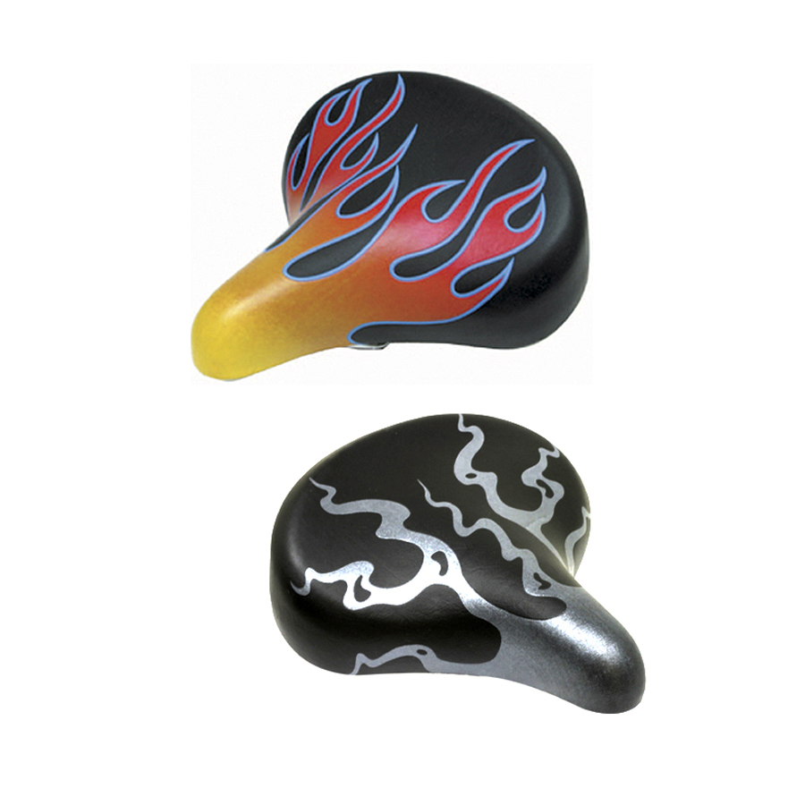 Flame Spring Saddle Seat for Bikes & Scooters (Multiple Color Options)
