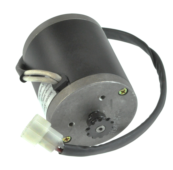24 Volt 200 Watt Motor with 11 Tooth #25 Chain Sprocket (Currie Technologies)
