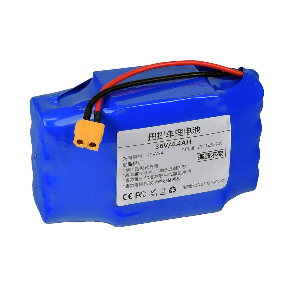 36 Volt 4.4 Ah Lithium Battery for the Powerboard by Hoverboard