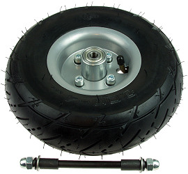 Front Wheel with 2.80/2.50-4 Tire and Tube 